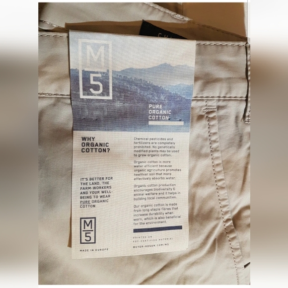 Meyer Pure Organic Cotton Mens M5 Chino Trousers / Size 34W | 32L - Picture 11 of 12